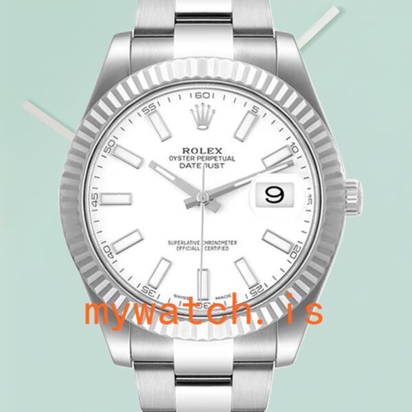 Rolex Datejust 116334 41mm Mens Silver-tone White Dial: A Timeless Masterpiece