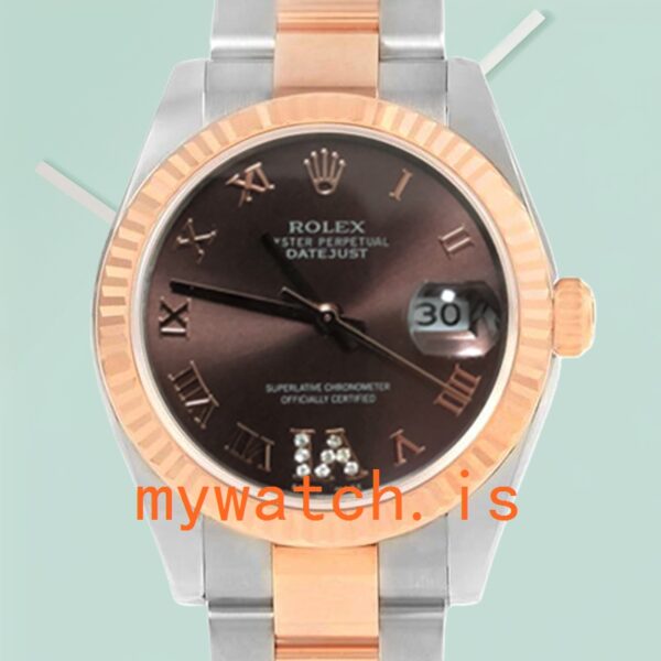 Rolex Datejust 178271 31mm Unisex Chocolate Dial Rose Gold-tone: A Timeless Classic